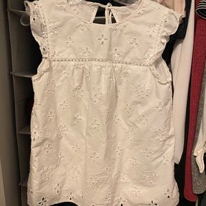 LOFT Sleeveless Eyelet Top